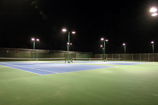 WRTC Tennis Court Lighting Project In Canada.