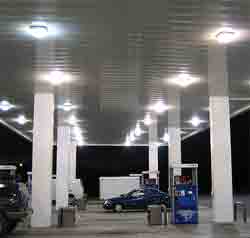 Canopy Lighting Project For A Gas Station