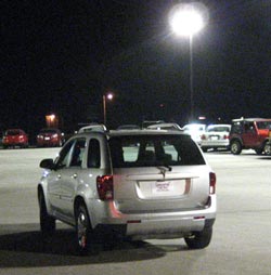 Car Dealership Lighting At Night