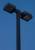 15' Square Straight Pole Double Fixture Light Package